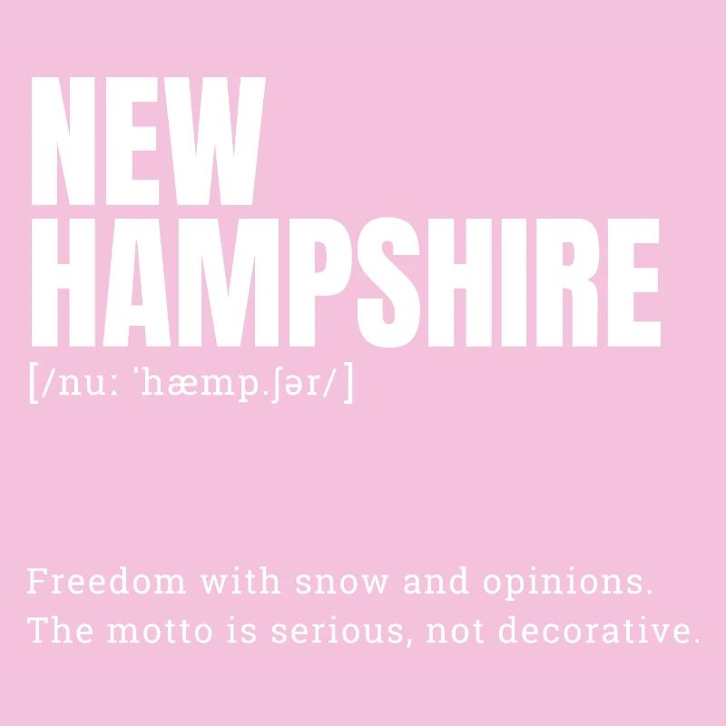New Hampshire Snow Text
