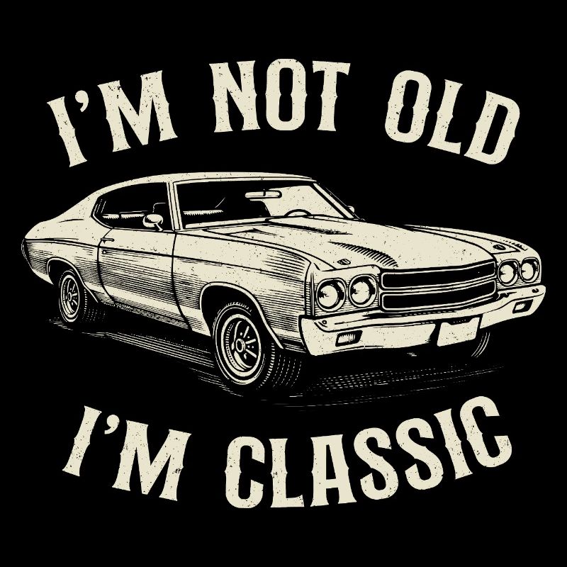 Ich bin nicht alt, ich bin Oldtimer-Papa-Humor