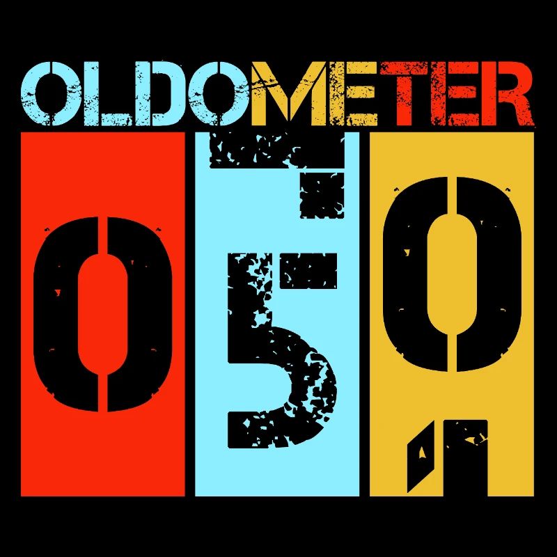 Oldometer 50 Vintage Retro 50. Geburtstag