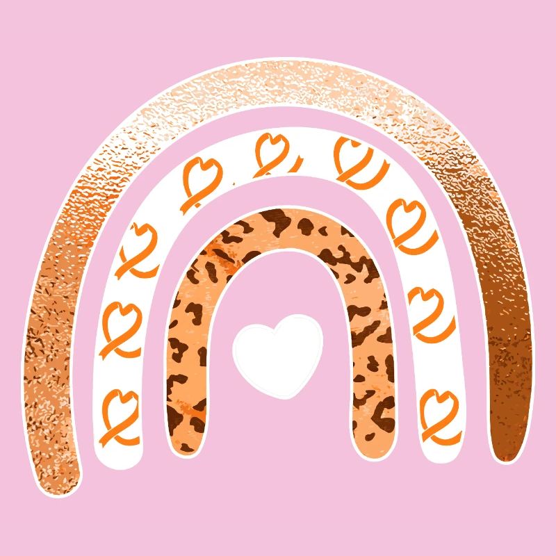 Leopard-Regenbogenherz-Arc