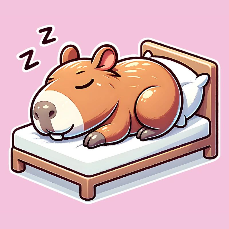 Sleeping Capybara