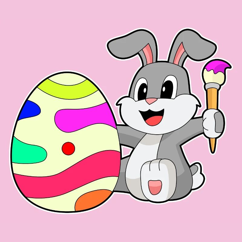 Bunny Easter Coloring