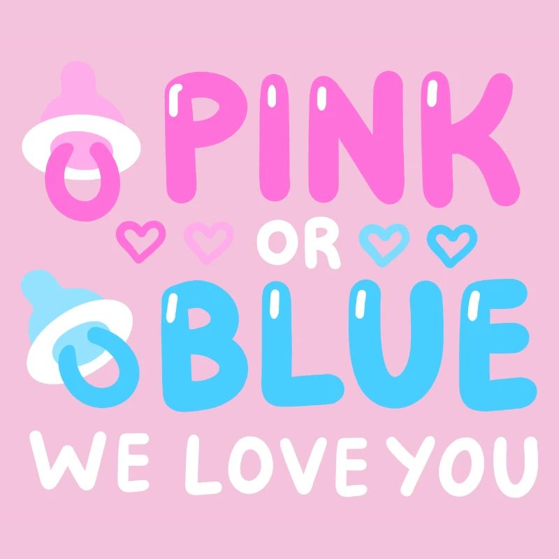 Gender Reveal Party Pink oder Blau