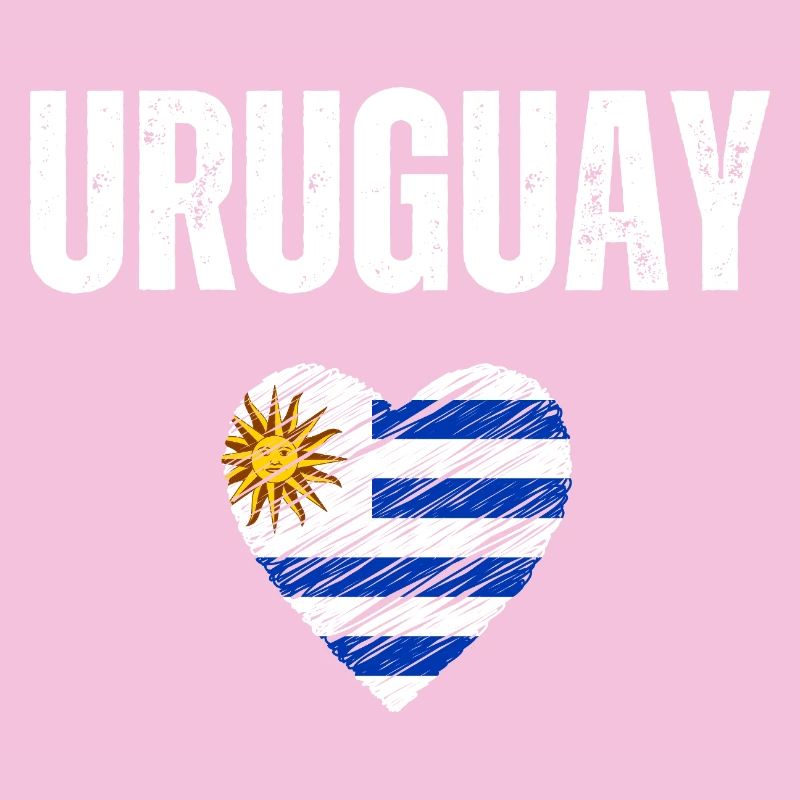 J’adore l’Uruguay, drapeau de l’Uruguay