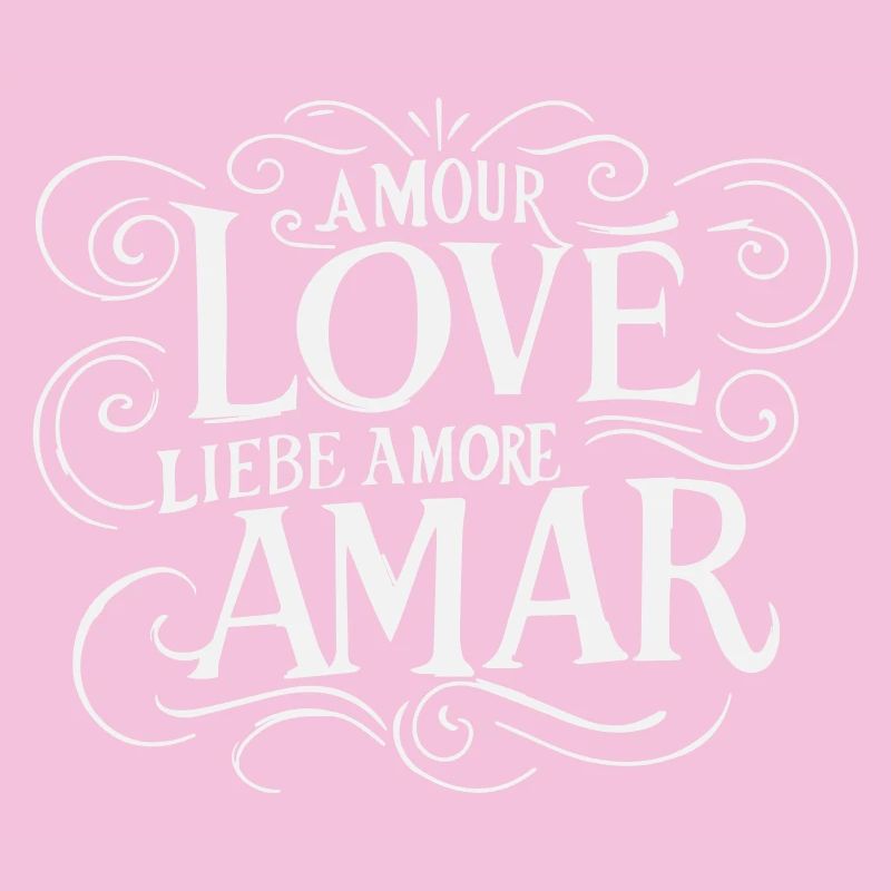 Amour universel - Blanc romantique et orné
