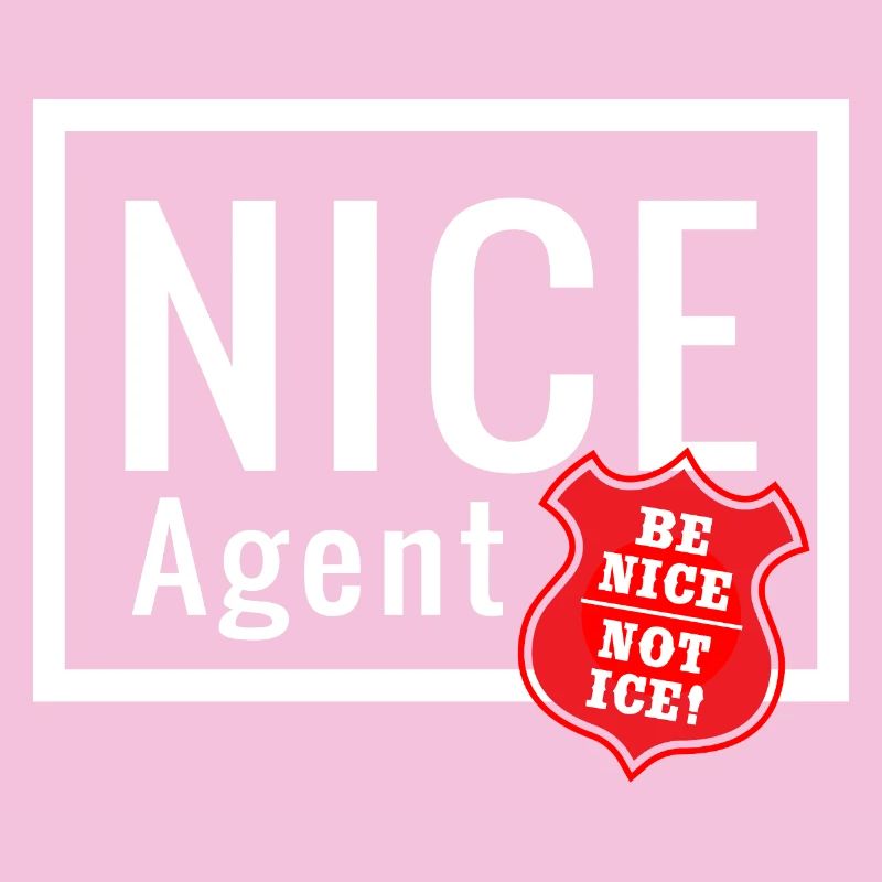 NICE Agent Logo with Statement Be Nice Badge