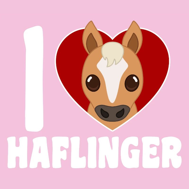 I love Haflinger heart