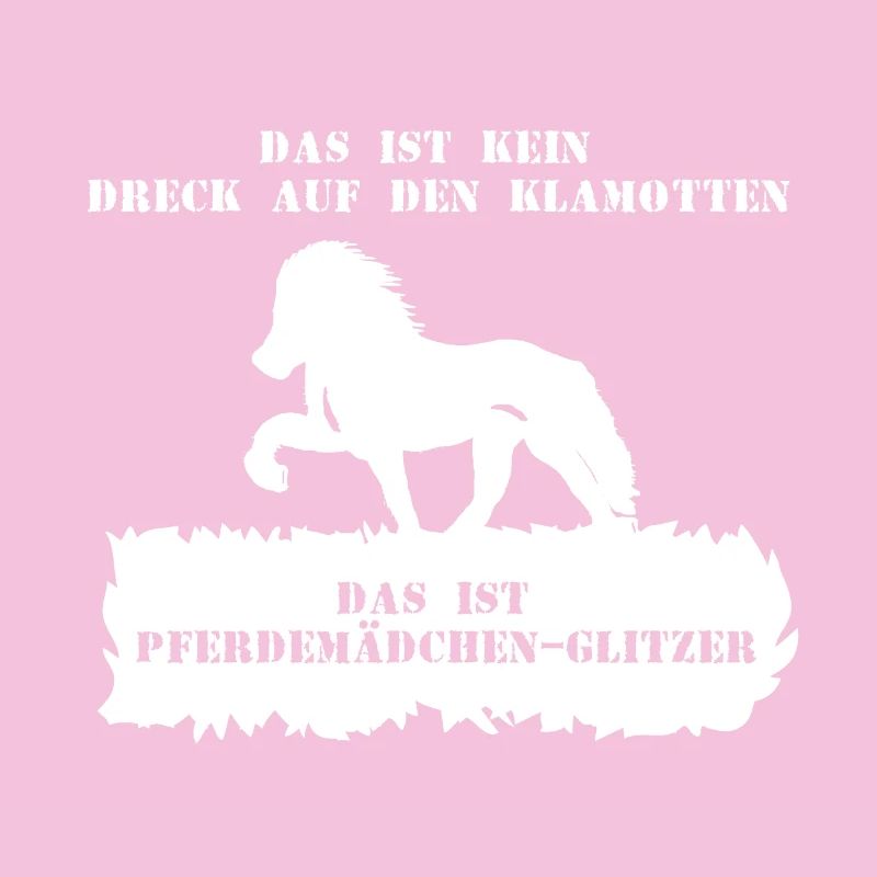 Spruch 3 mit Pferd 1 weiß