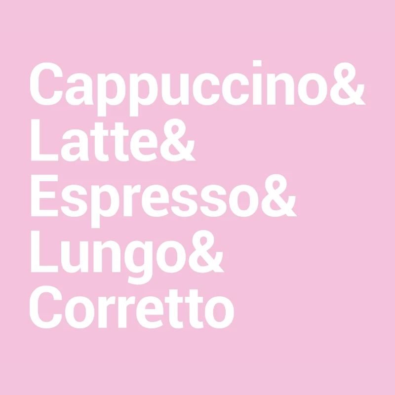 Conception de typographie de style café