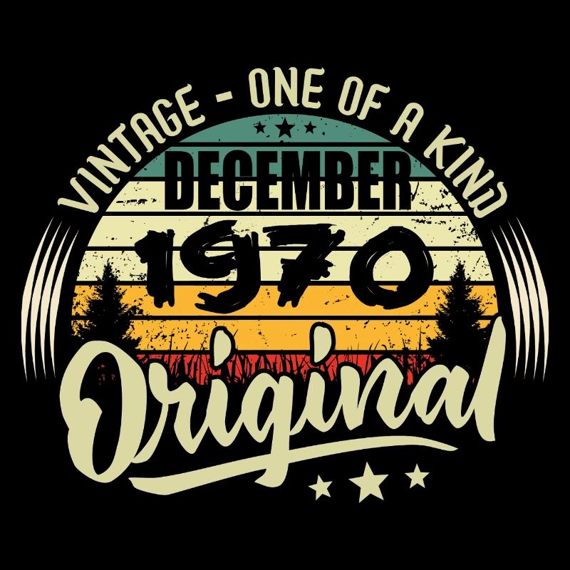 Dezember 1970 - Vintage Authentic Dezember 1970