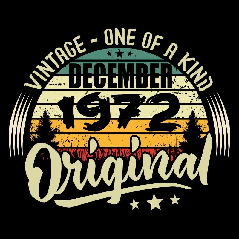 Dezember 1972 - Vintage Authentic Dezember 1972