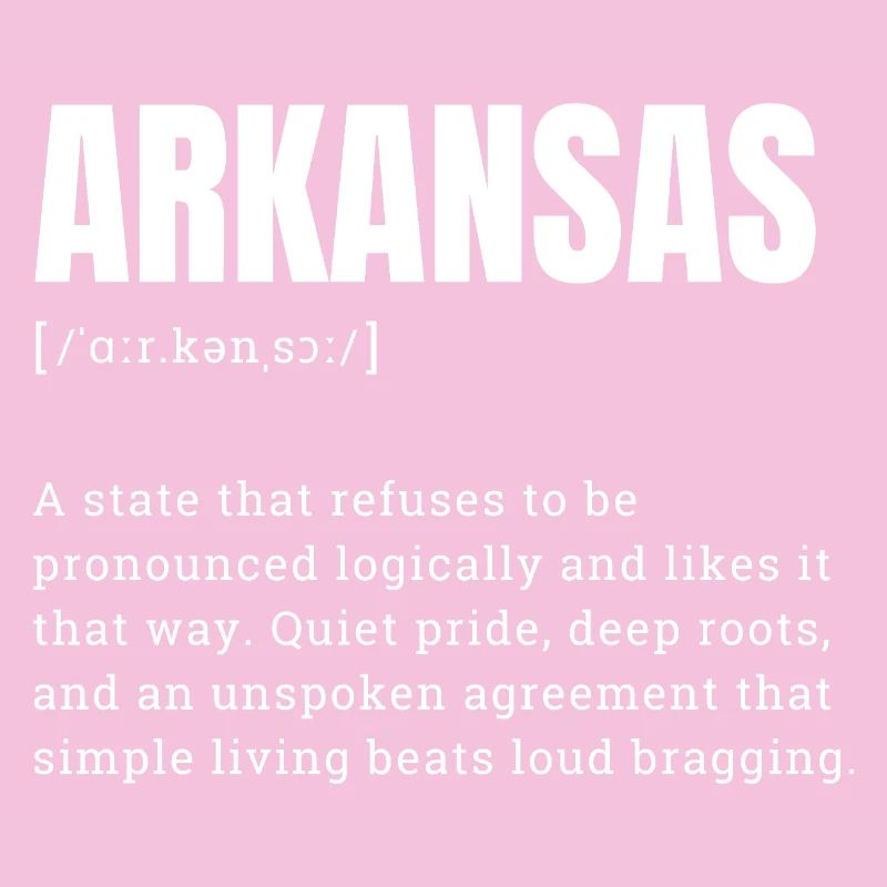 Fierté de l’État de l’Arkansas Bold