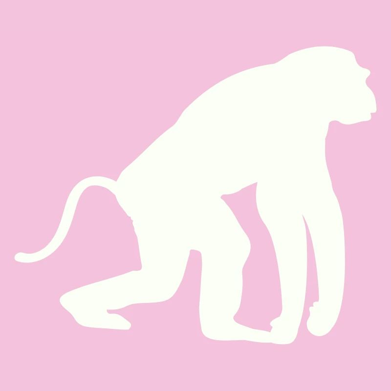 Silhouette de singe