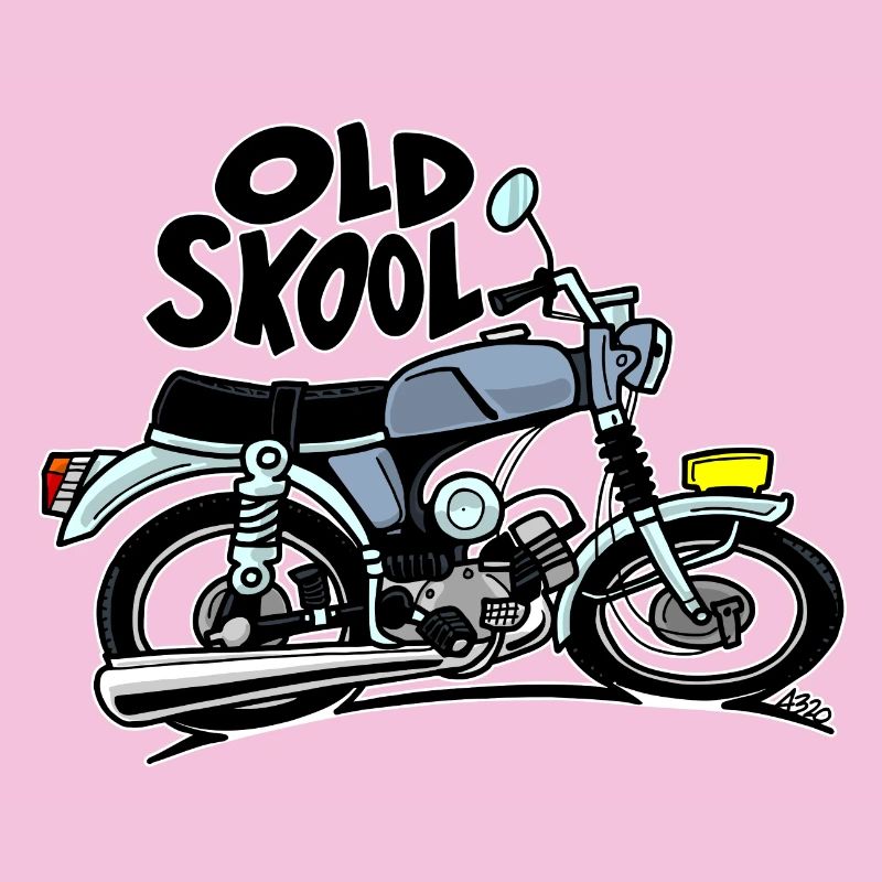 0897 cyclomoteur 50cc couleur OLD SKOOL