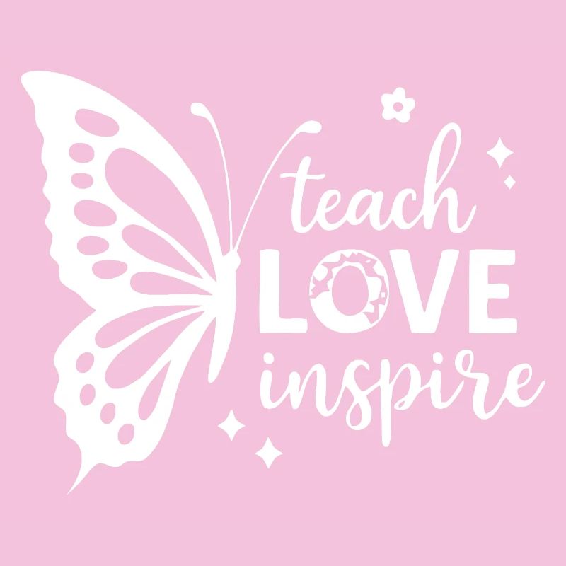 Butterfly with Inspirational Words Design