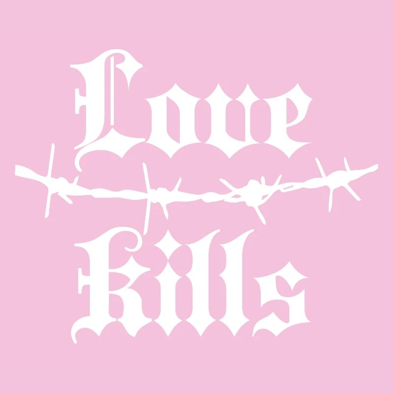 Gothic Barbed Wire Typography