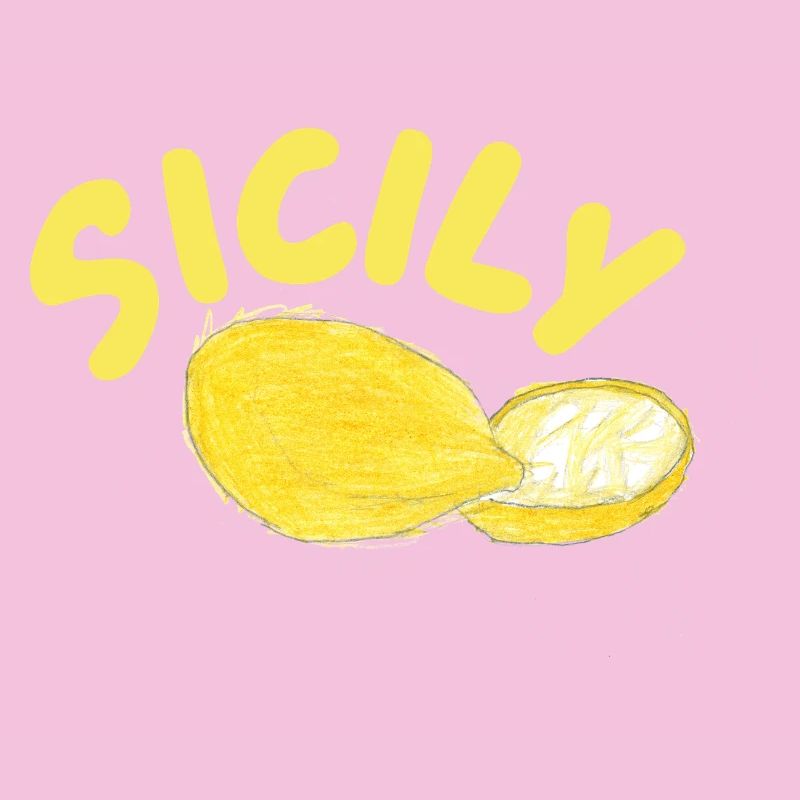 Sicily Zitronen Illustration - Sicily
