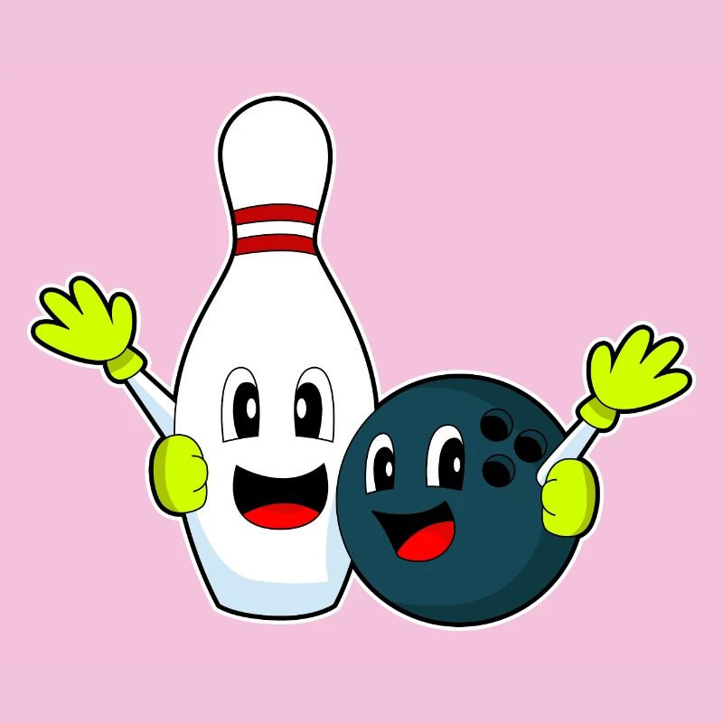 Quille à boule de bowling