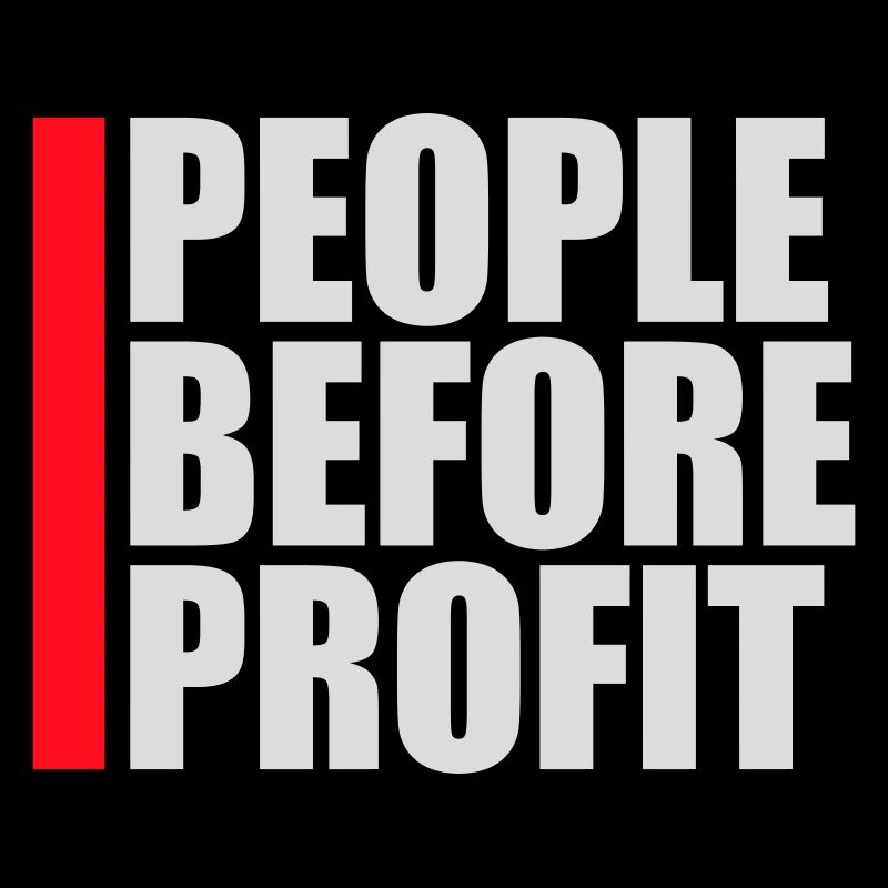 Logo de l’activisme People Before Profit Justice