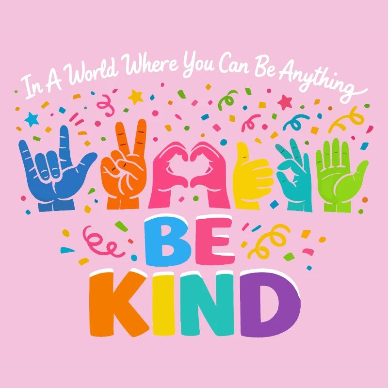 Be Kind Sign Language Inclusive