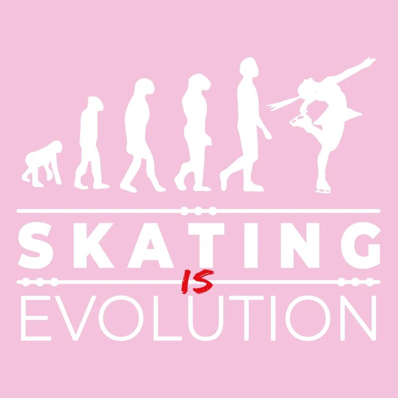 Skating is evolution - Message Humor Parodie