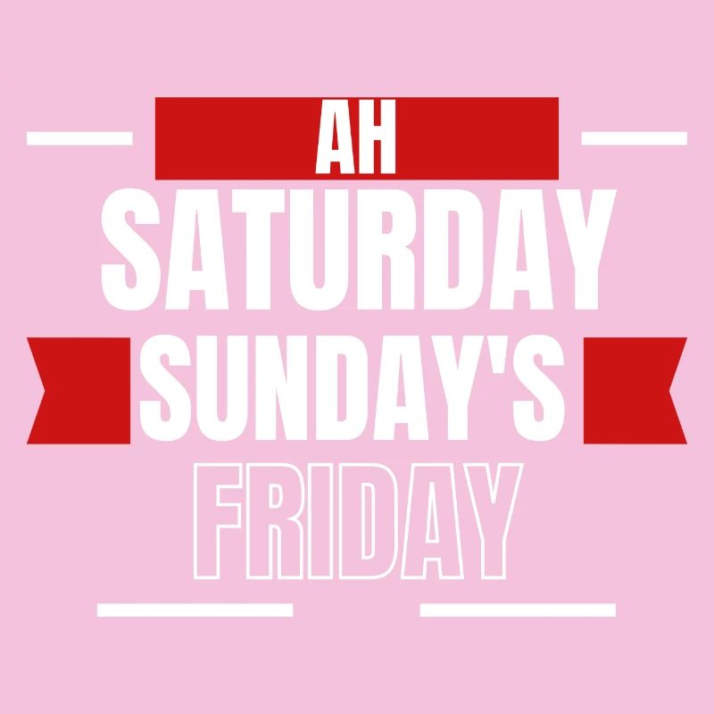 Ah, Weekend Days Mashup Tee