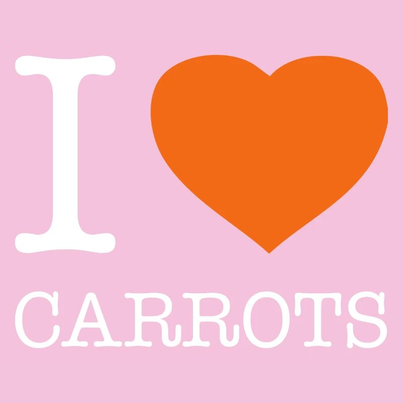 I LOVE CARROTS Karotten