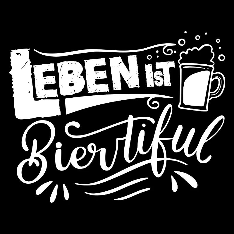 Leben ist Biertiful Bier Party Grillparty Geschenk
