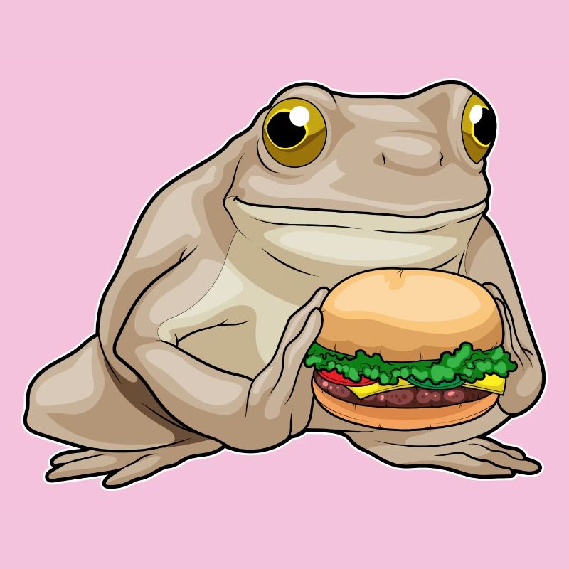 Frog Cheeseburger