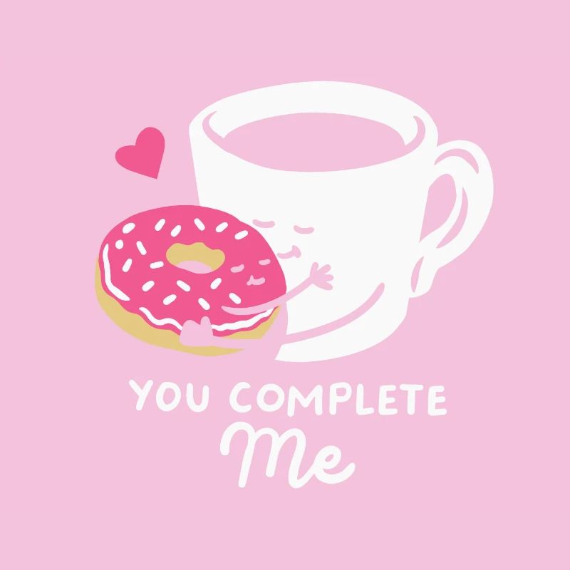 Donut Kaffee Valentinstag