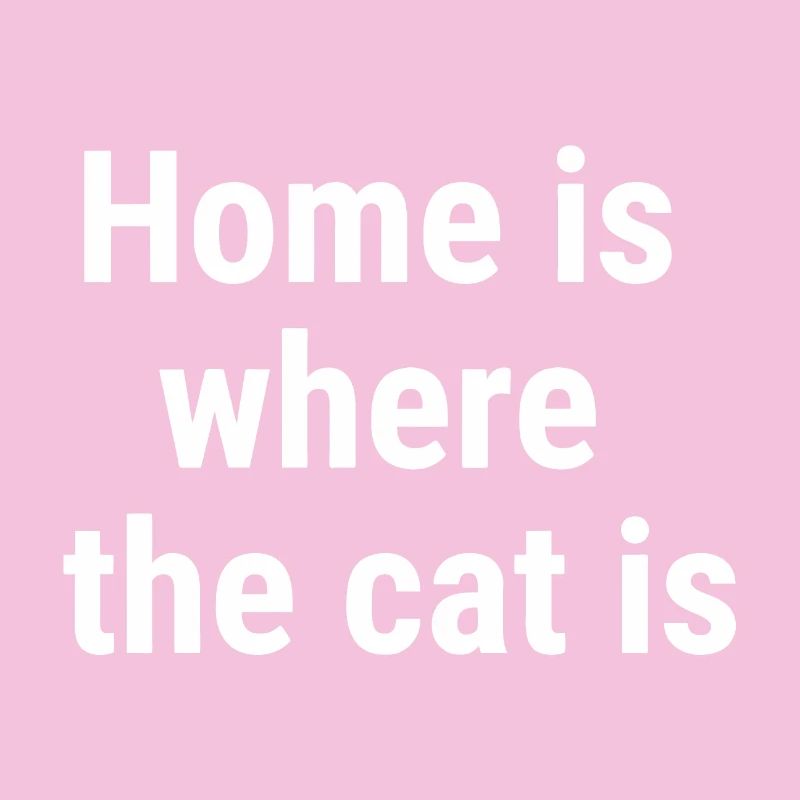 La maison, c’est là où le chat est blanc