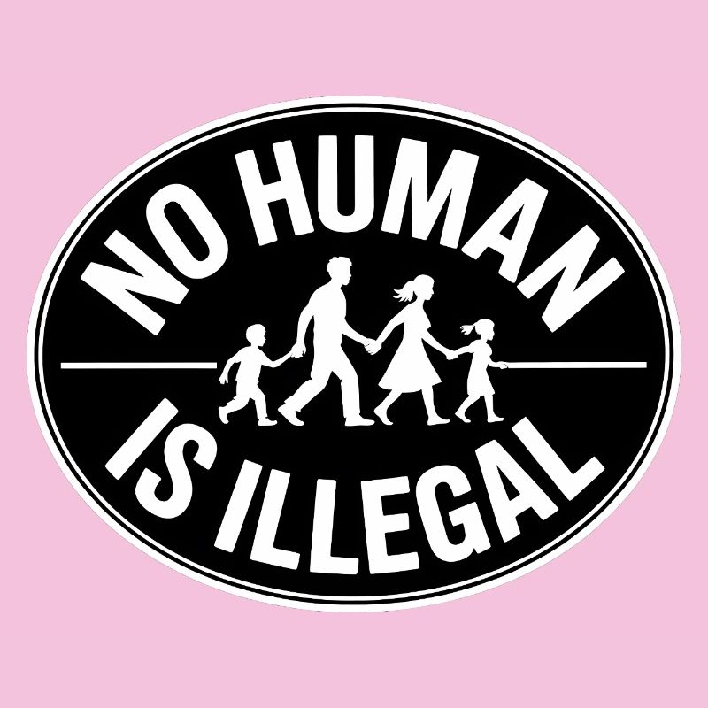 Pas d’illégal humain - Les réfugiés sont les bienvenus