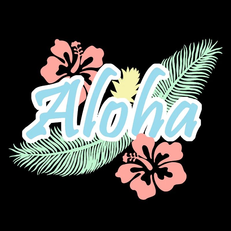 Fleurs tropicales d’été Aloha