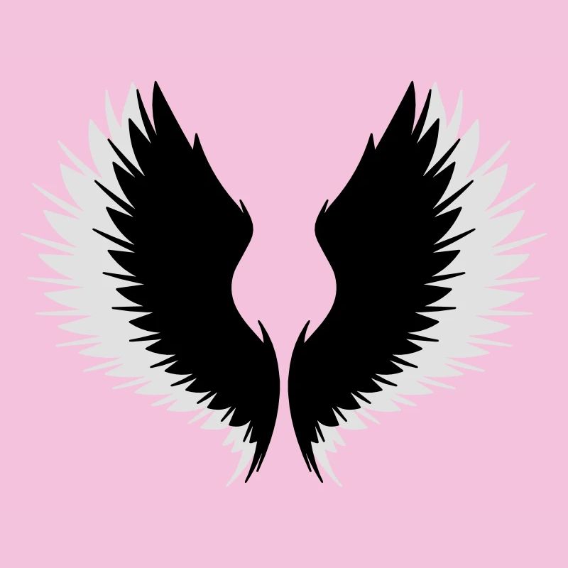 Wings with shadow