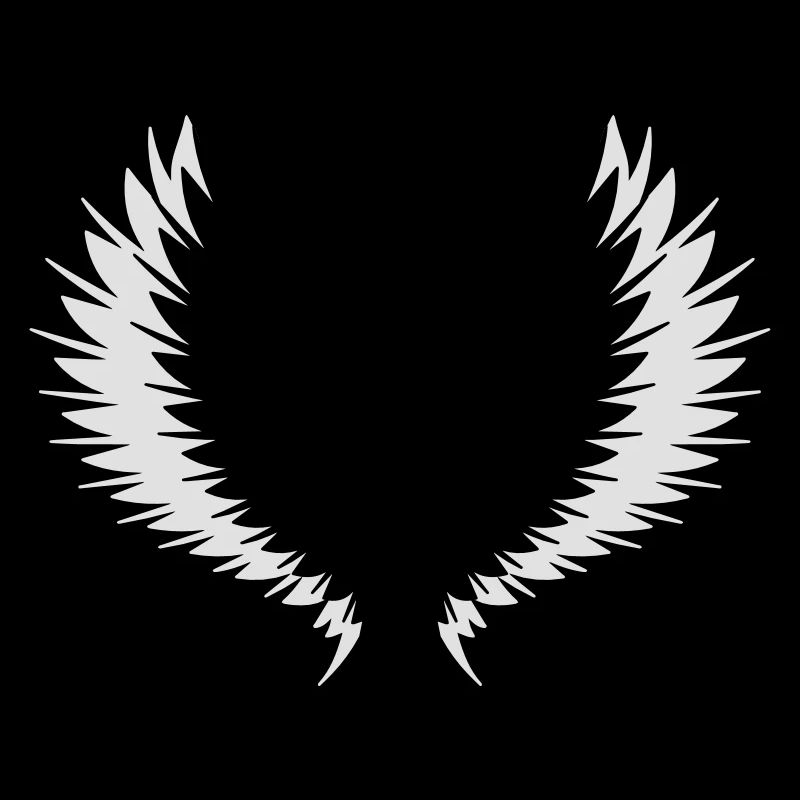 Wings with shadow