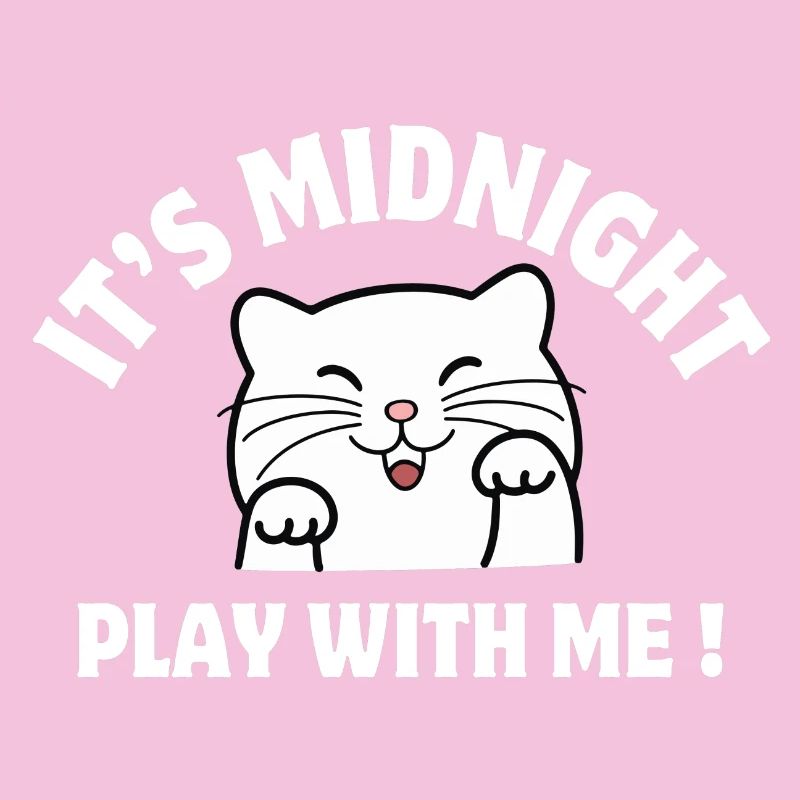minuit, chat, chat humour