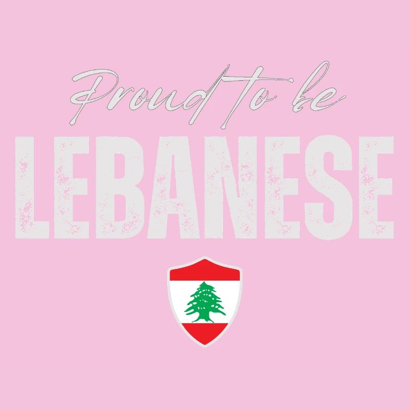 Libanese stolz, ich liebe den Libanon