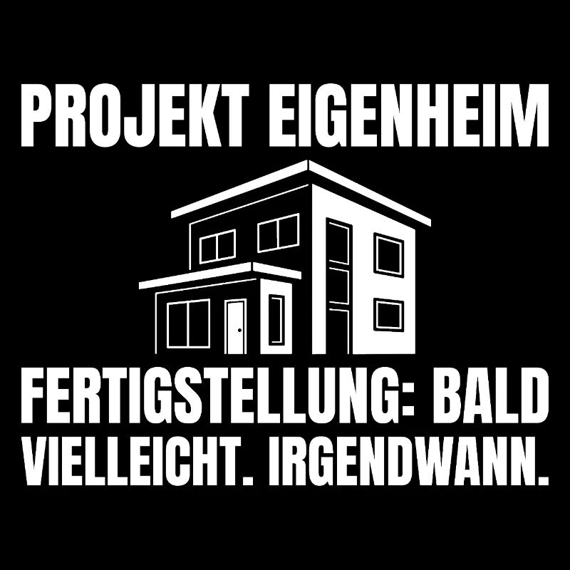 Hausbau Projekt Eigenheim Humor Bauherr