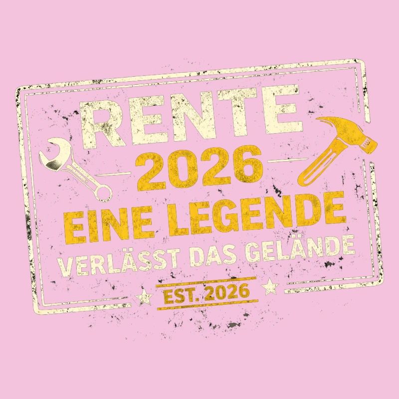 Rente 2026 Geschenk Mann Handwerker Rentner