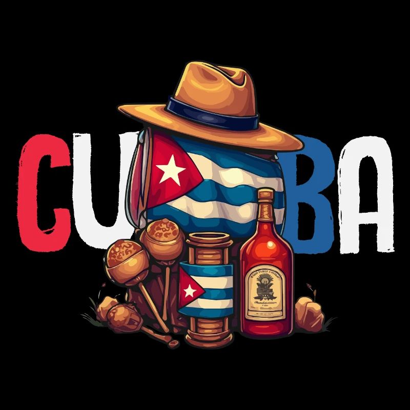 Cuba Pride & Home - Design du drapeau de Cuba