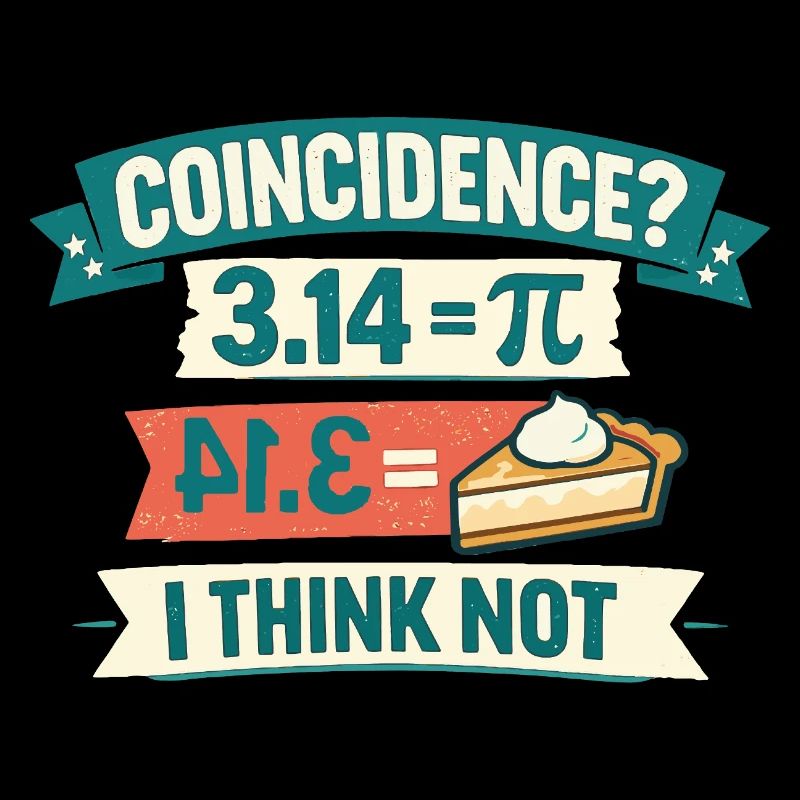 Coïncidence du jour PI, je pense, ce n’est pas une question de design de gâteau mathématique