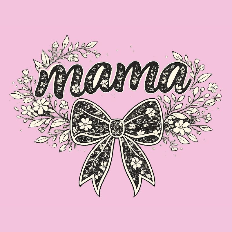 Mama-Geschenk: Retro-Mama-Visualisierung