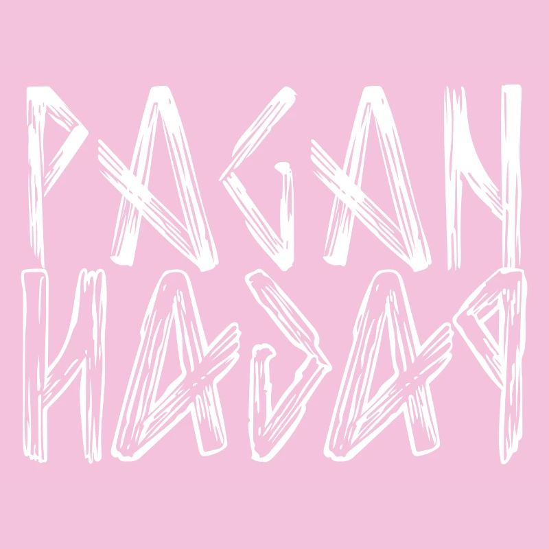 Logo de lettrage païen