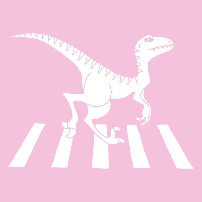 Dinosaure piéton (blanc)