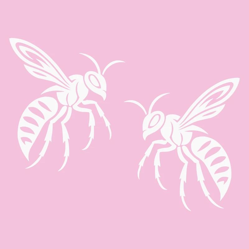 Biene Wespe