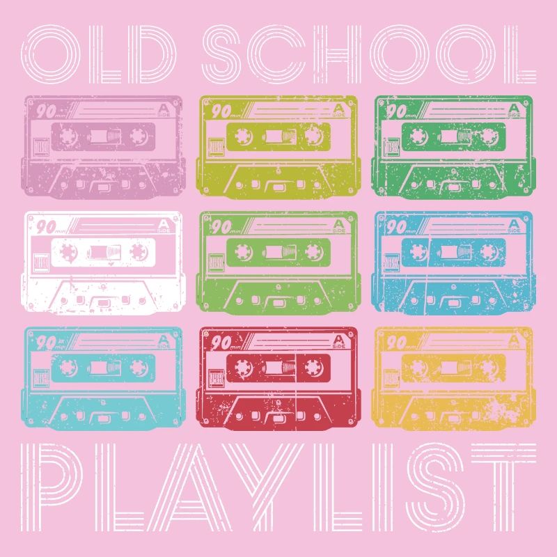 Rainbow Cassette Rasterdruck