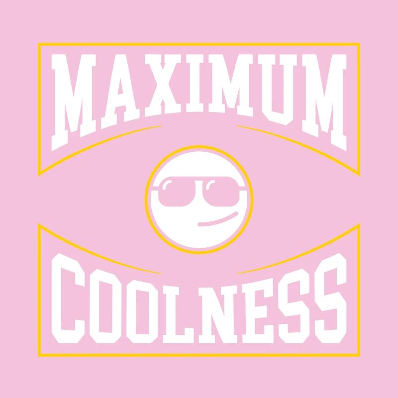 Maximum Coolness Retro Emoticon Design