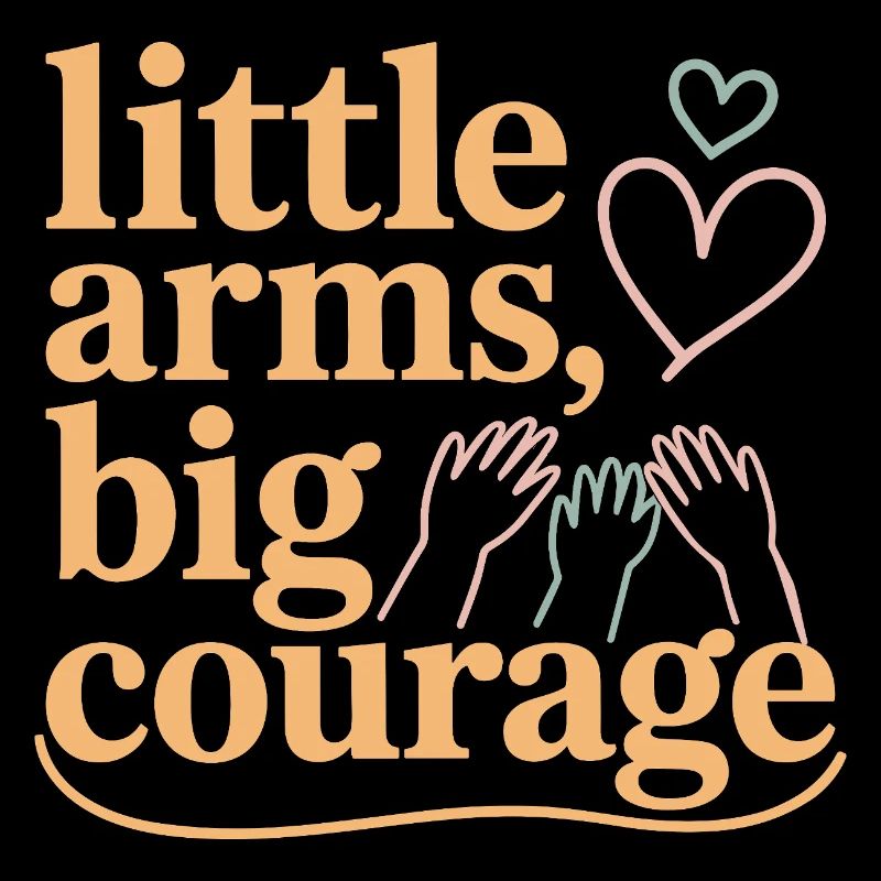 Infirmière pédiatrique Petits bras Big Courage Nurse