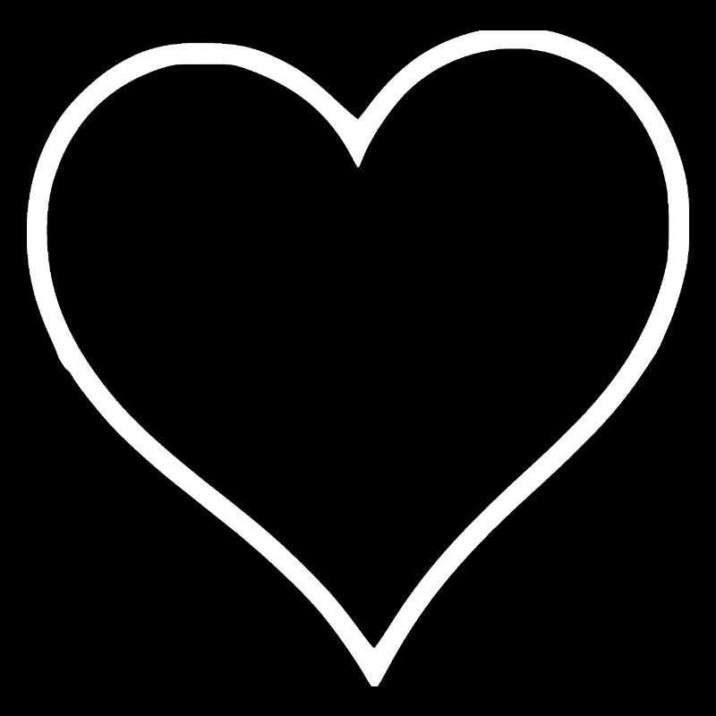 Cadeau de la Saint-Valentin en cœur blanc Saint-Valentin