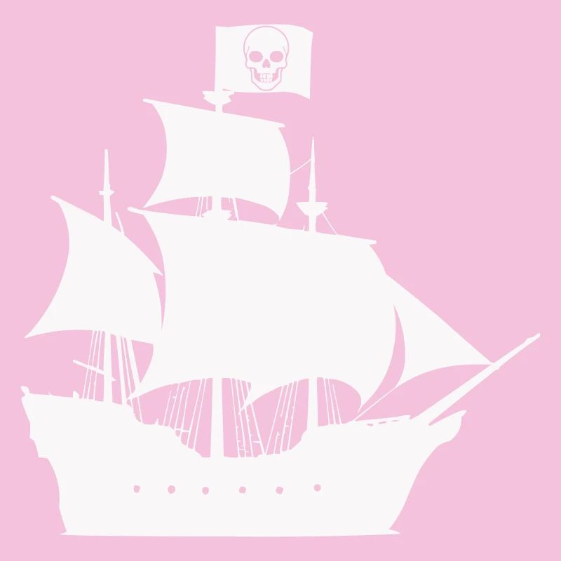Silhouette du navire pirate